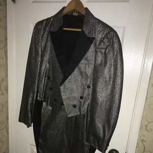 Falcone Silver Pinstripe Tailcoat